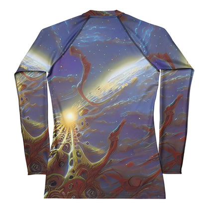 Women's Rash Guard - Stellar Drifters