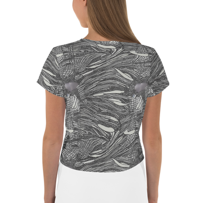 Women's Crop Tee - Sable Currents