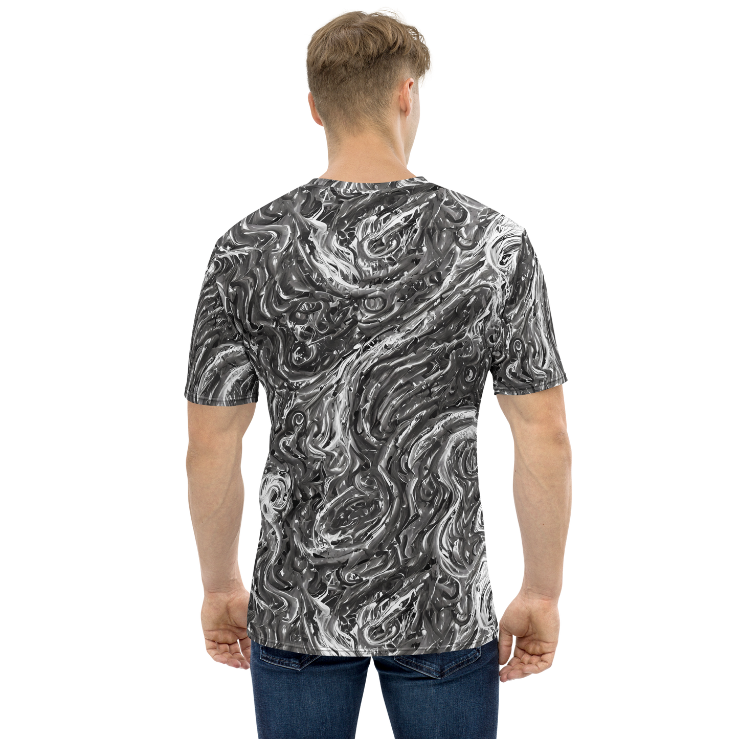 Men's Crew Neck T-Shirt - Nebulous Night