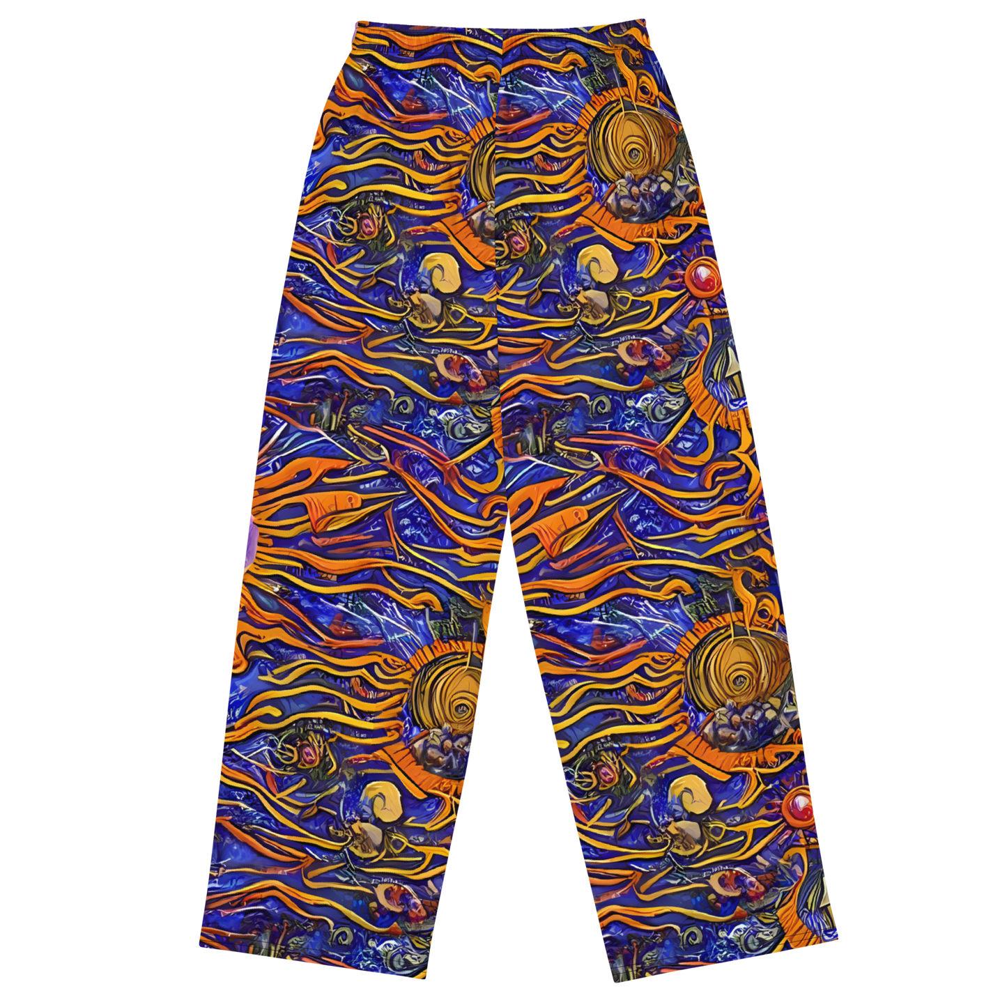 Wide-Leg Pants - Mantegna Swirl