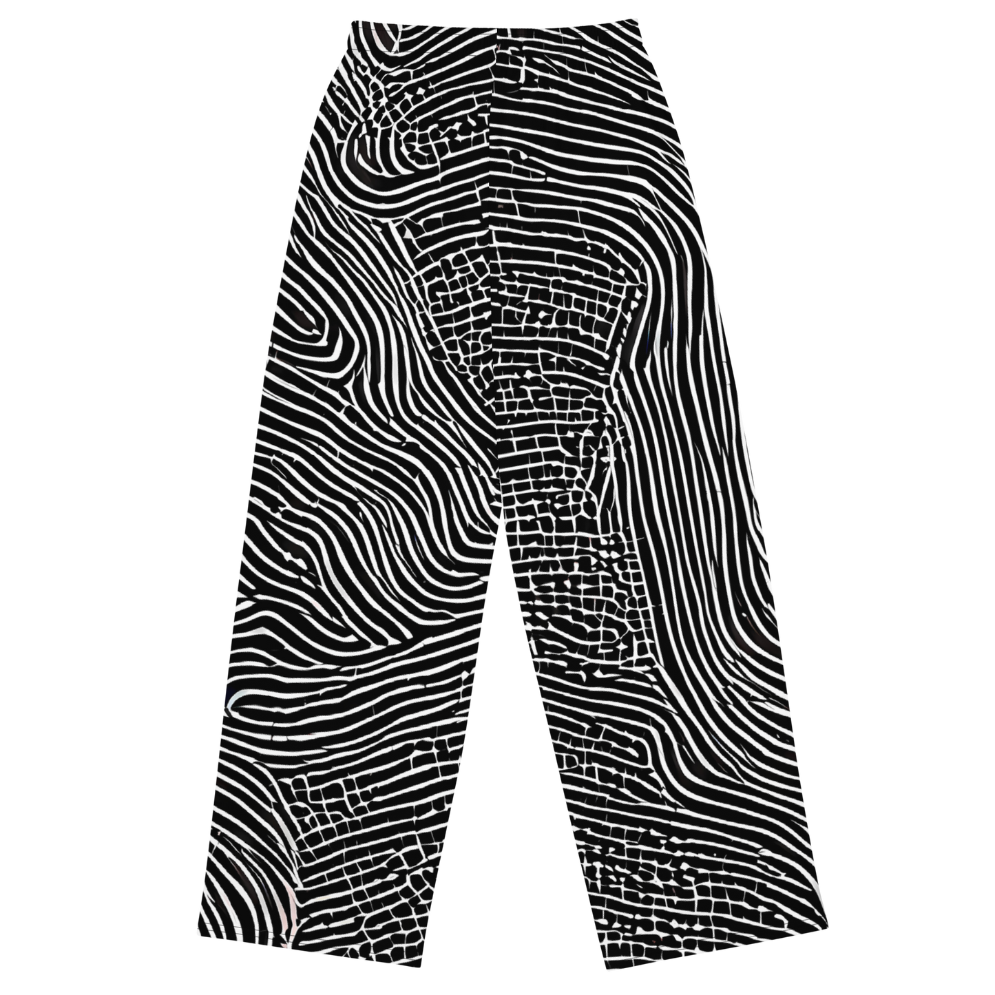 Wide-Leg Pants - Zenith Stripes