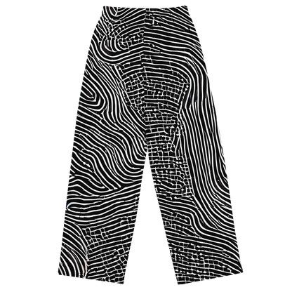 Wide-Leg Pants - Zenith Stripes