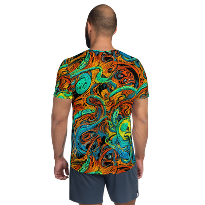 Men's Athletic T-Shirt - Flaming Mirage