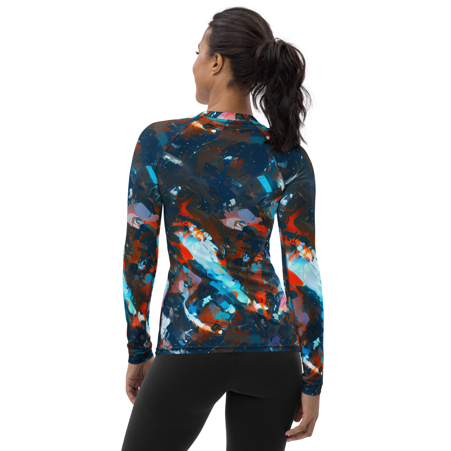 Women's Rash Guard - Ghenie's Whirl