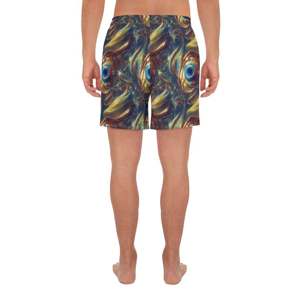 Men's Athletic Shorts - Celestial Vortex
