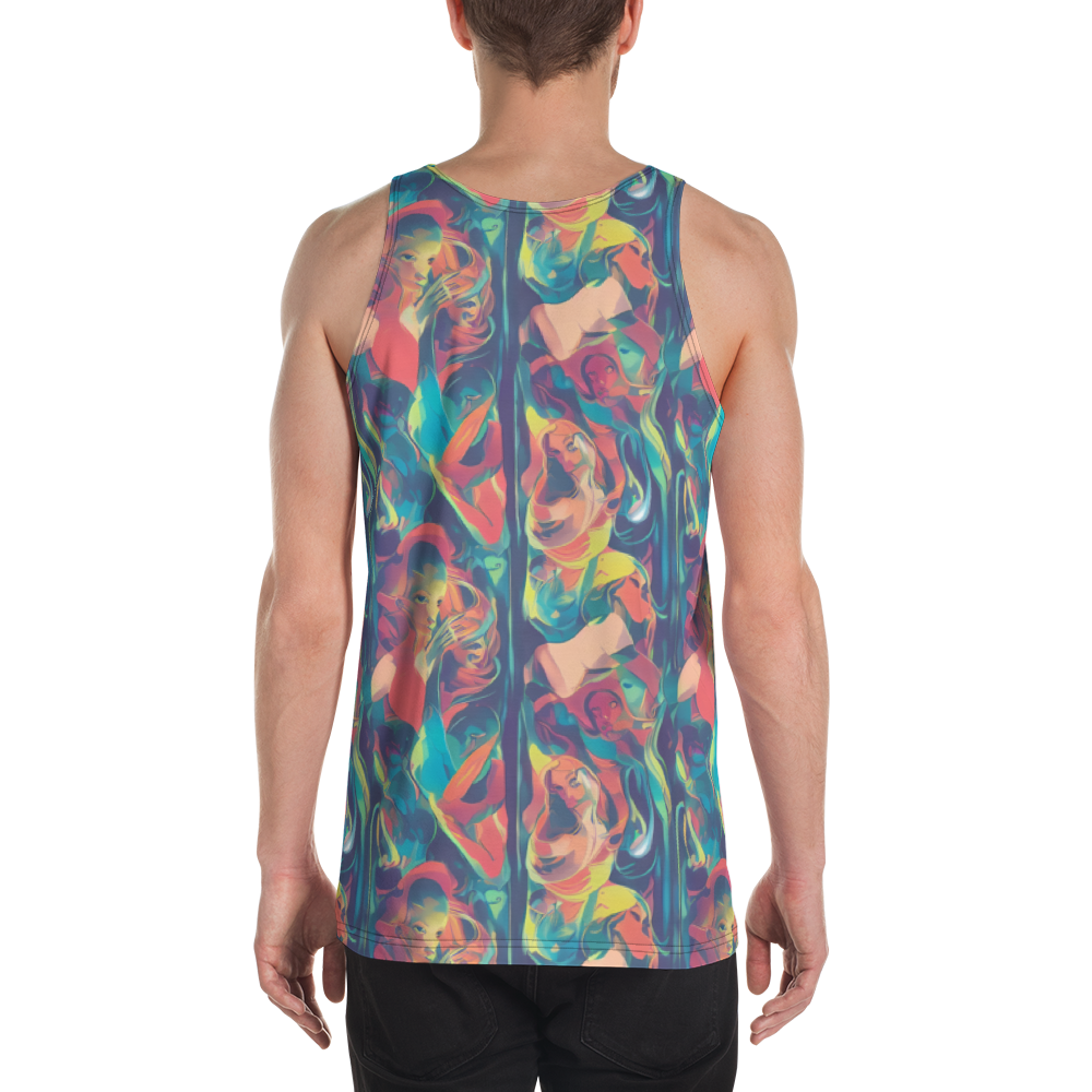 Men's Tank Top - Neon Aurora