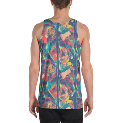 Men's Tank Top - Neon Aurora