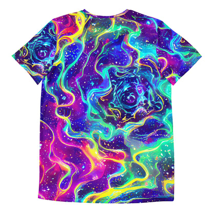 Men's Athletic T-Shirt - Liquid Light Show