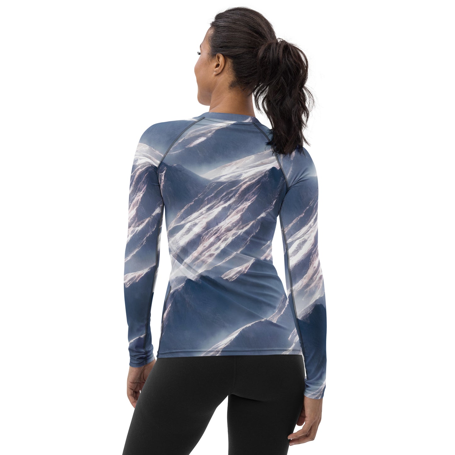 Women's Rash Guard - Frosted Zenith