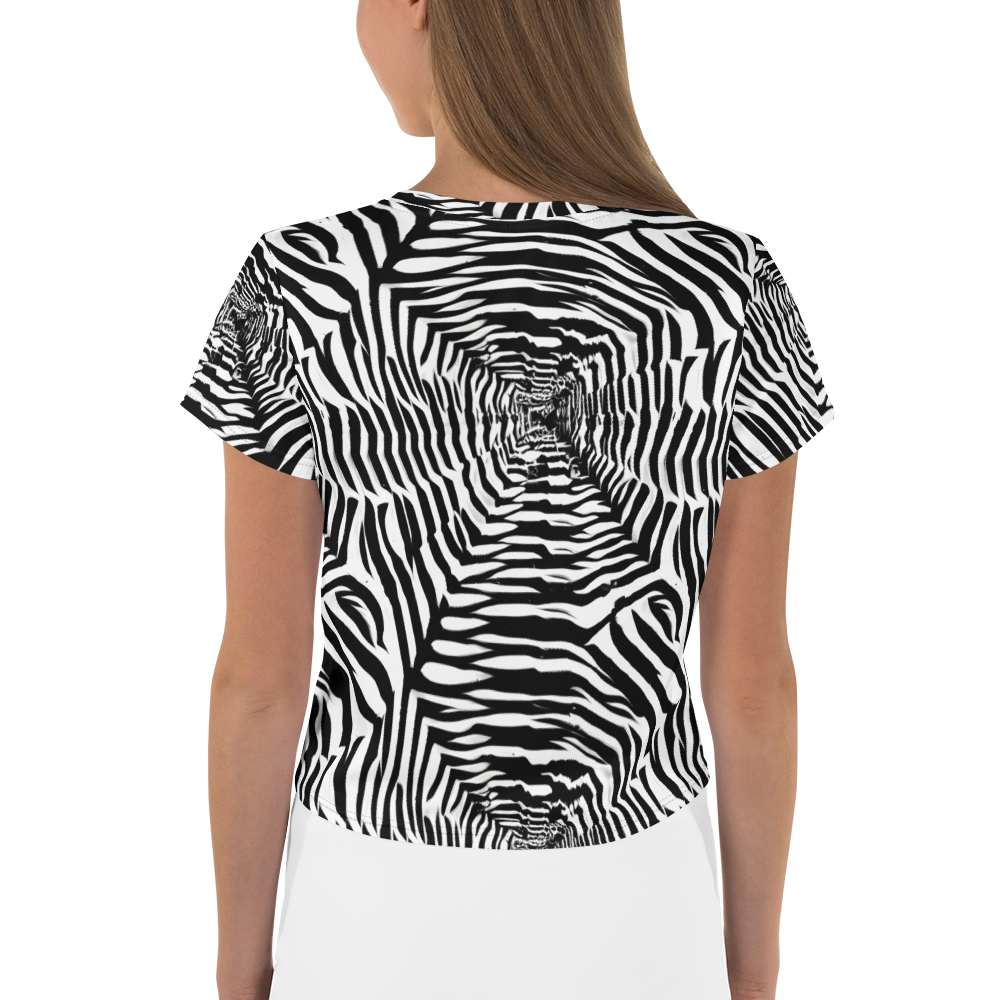 Women's Crop Tee - Shadowed Illusions