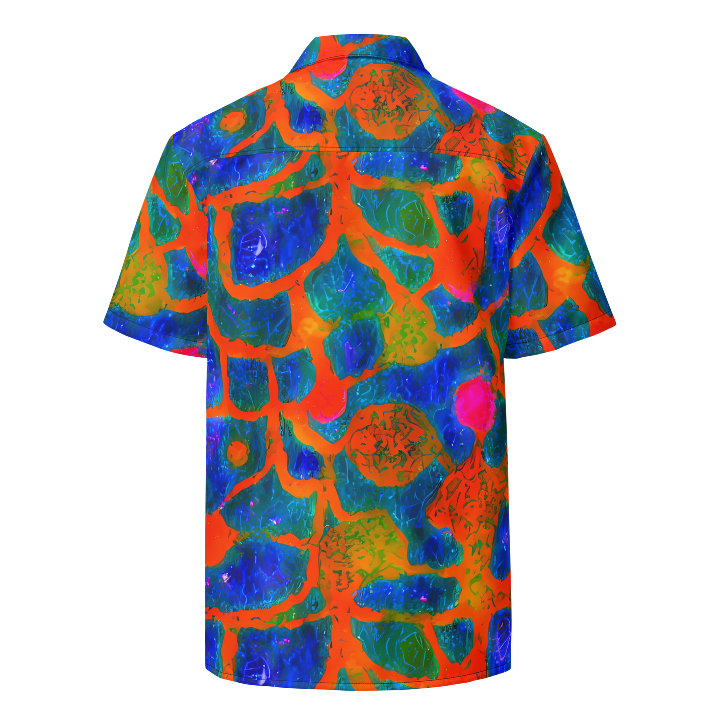 Button Shirt - Vibrant Mosaic