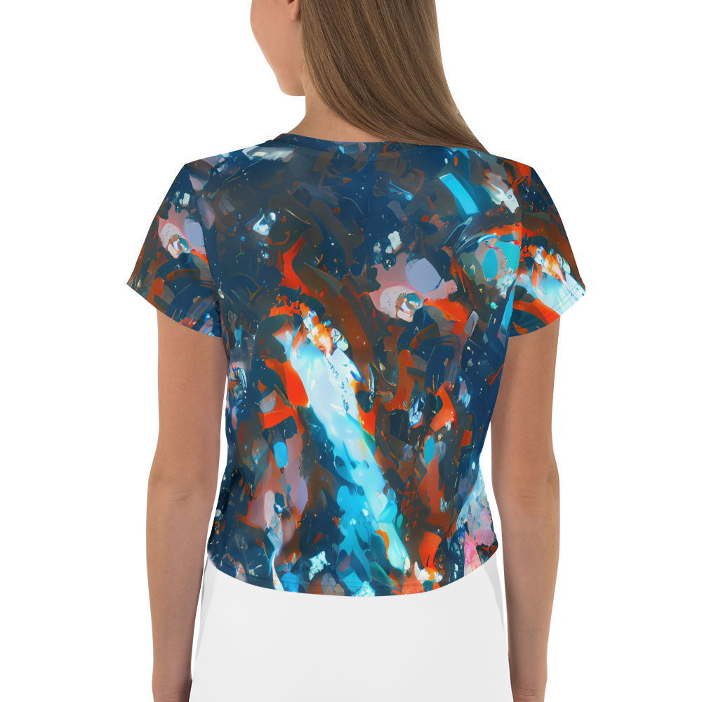 Women's Crop Tee - Ghenie's Whirl