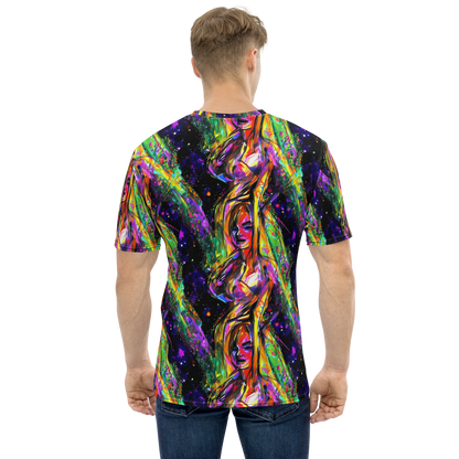 Men's Crew Neck T-Shirt - Galactic Flamenco