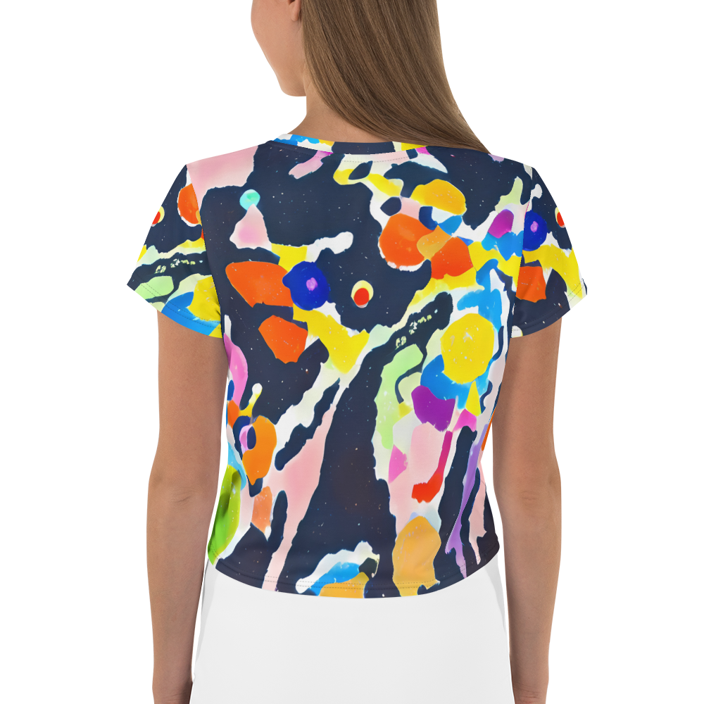 Women's Crop Tee - Kaleido Burst