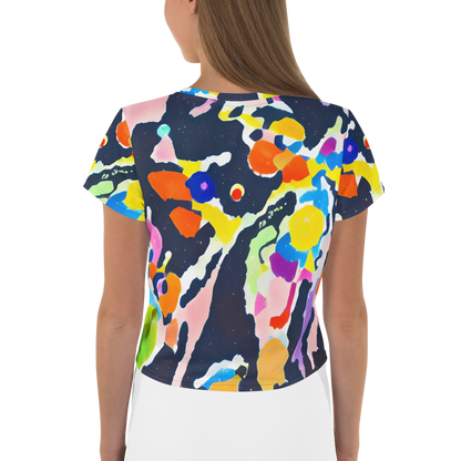 Women's Crop Tee - Kaleido Burst