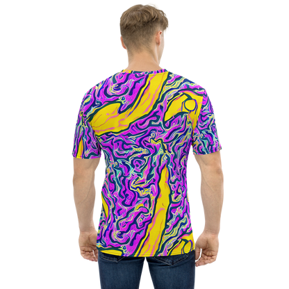 Men's Crew Neck T-Shirt - Zenith Waves