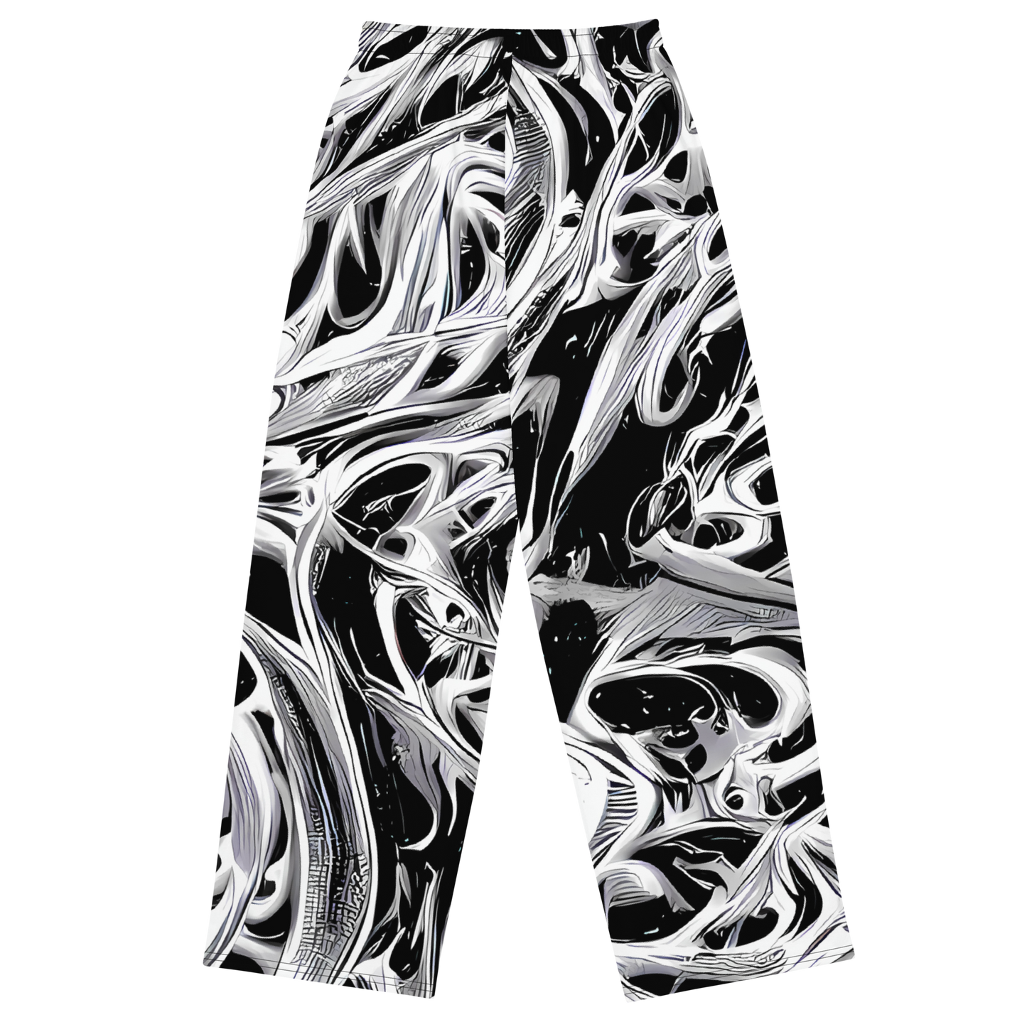 Wide-Leg Pants - Silver Shadows