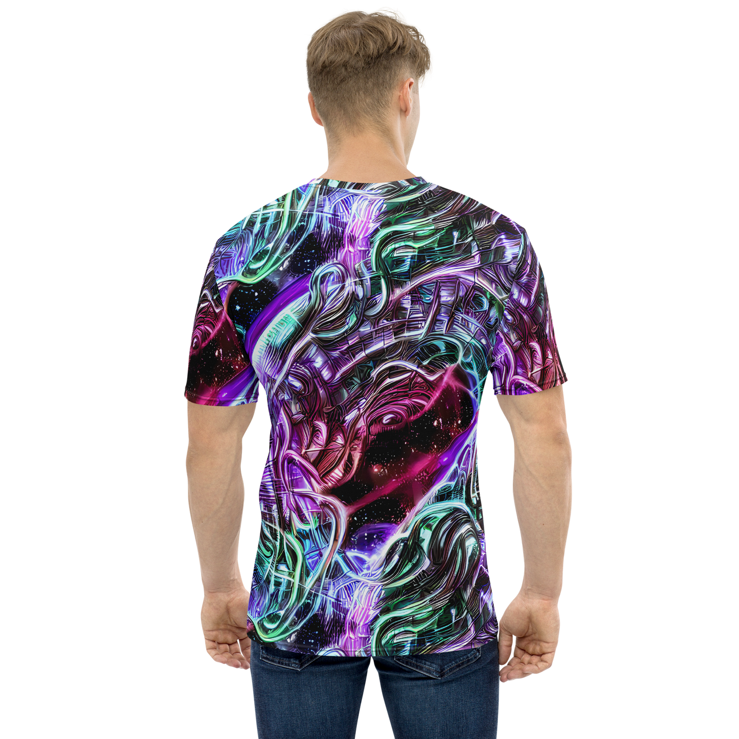 Men's Crew Neck T-Shirt - Nebula Fusions