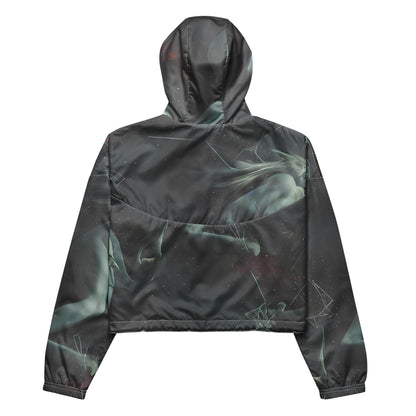 Women's Cropped Windbreaker - Stellar Sylphs