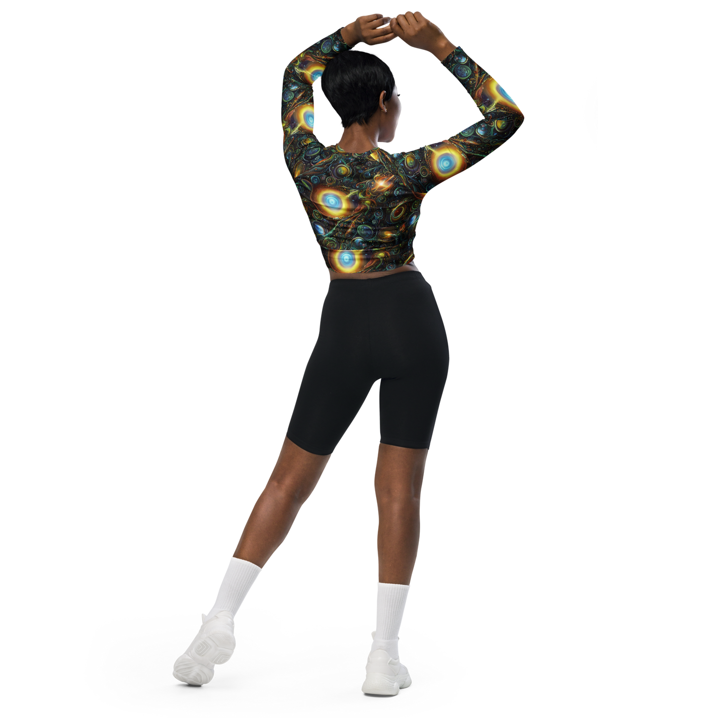 Long Sleeve Crop Top - Ferez Vortex