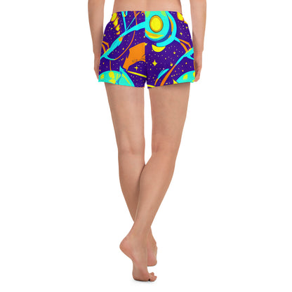 Women’s Athletic Shorts - Stellar Swirl