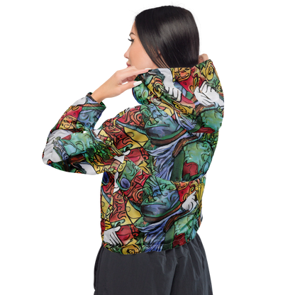 Women's Cropped Windbreaker - Fantasia Medley