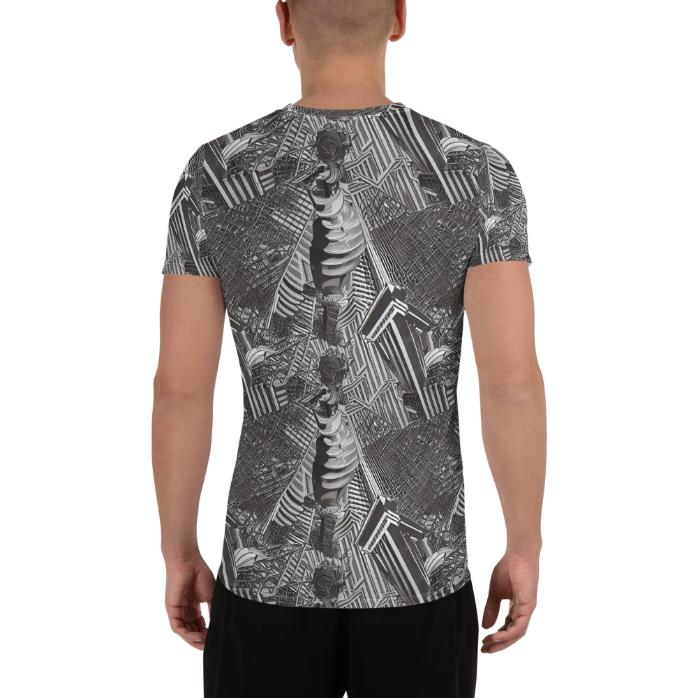 Men's Athletic T-Shirt - Piranesi's Web