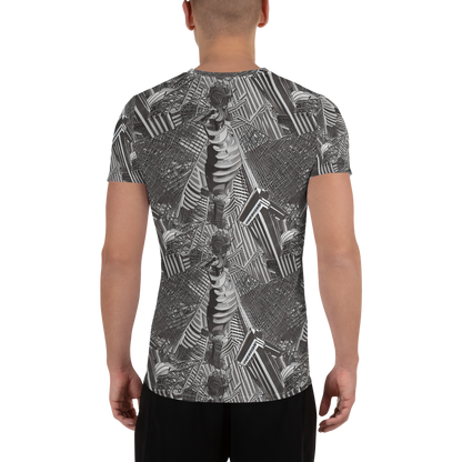 Men's Athletic T-Shirt - Piranesi's Web