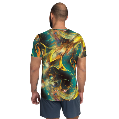 Men's Athletic T-Shirt - Elegant Whirl