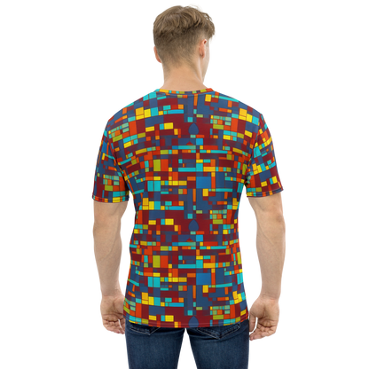 Men's Crew Neck T-Shirt - Astral Grid