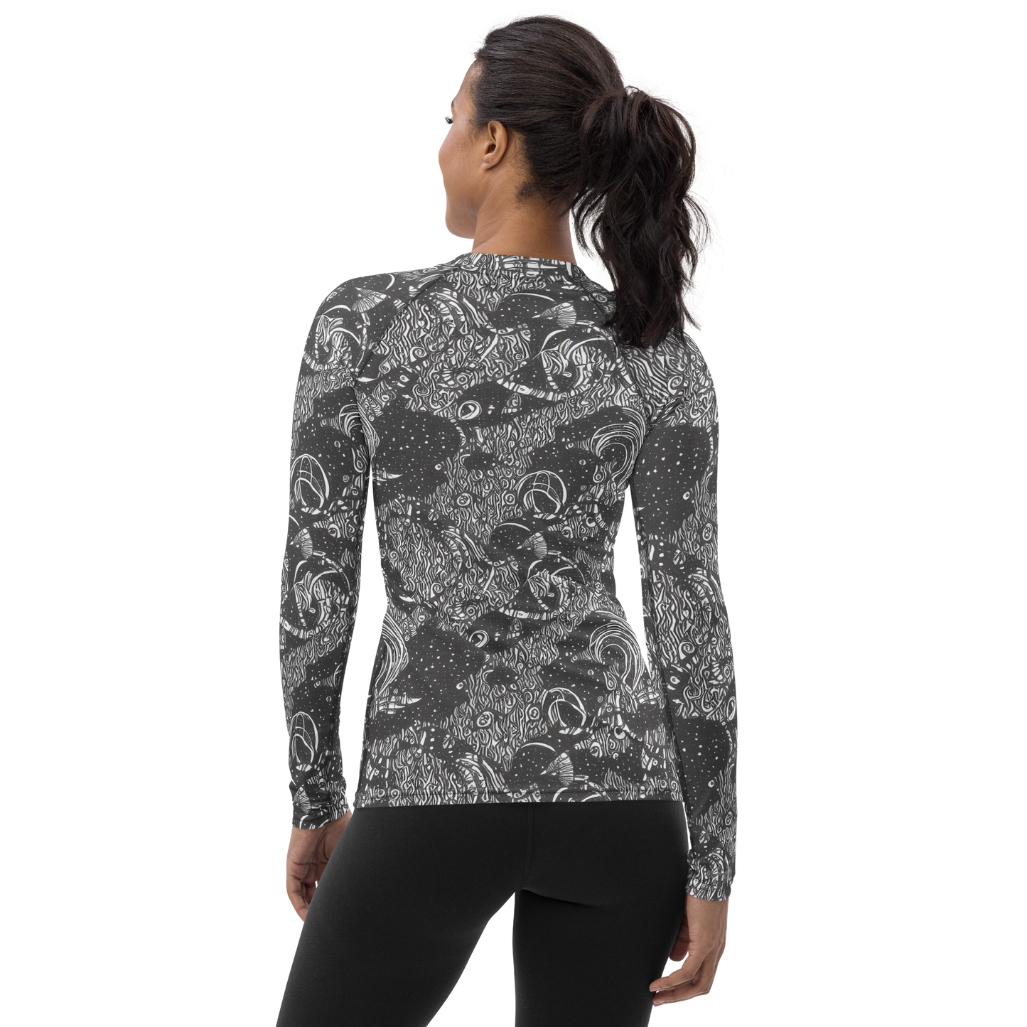 Women's Rash Guard - Shadow Reverie