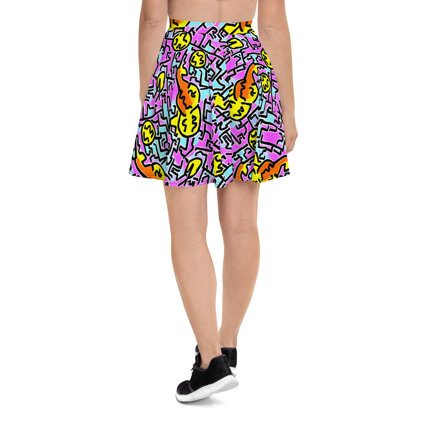 Skater Skirt - Punk Doodles