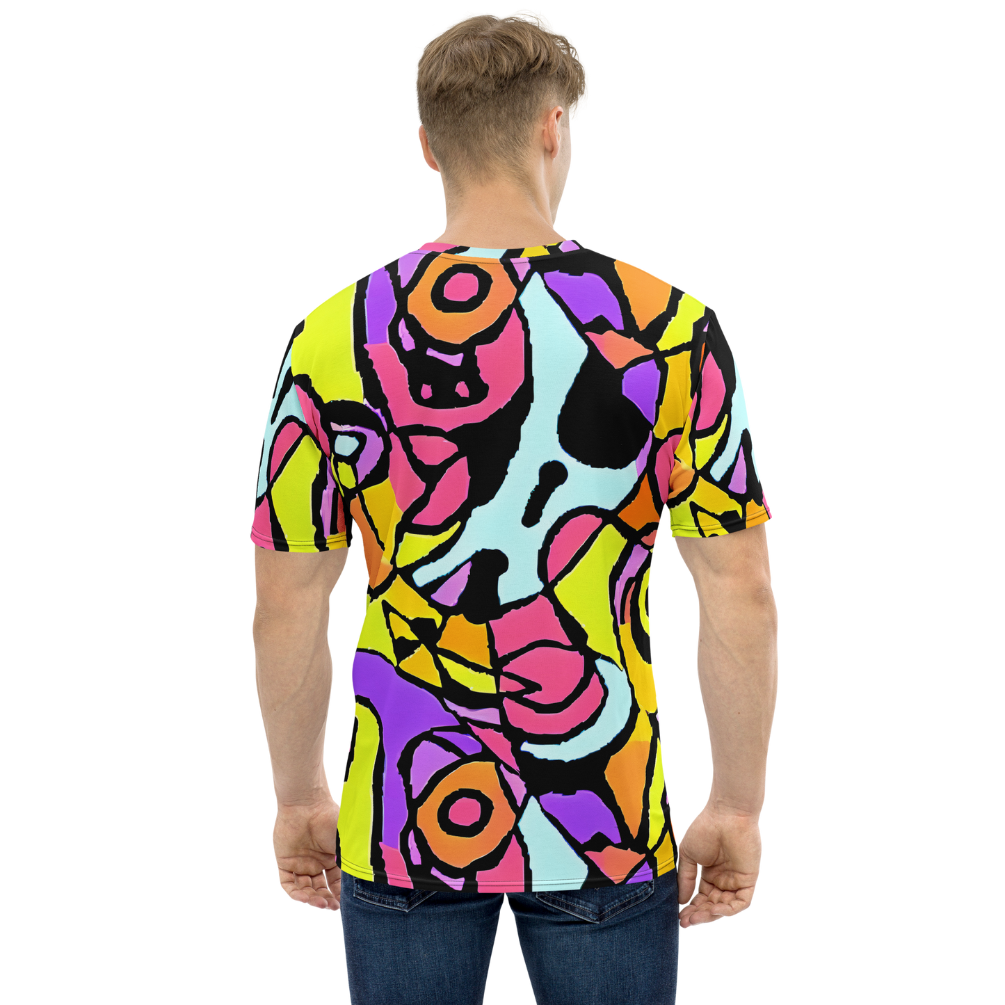 Men's Crew Neck T-Shirt - Spirals of Joy