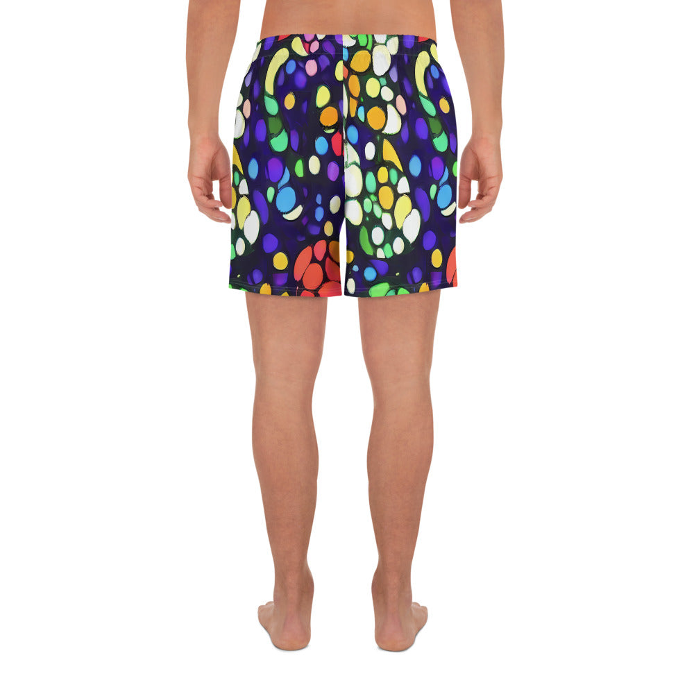 Men's Athletic Shorts - Bubble Fantasia