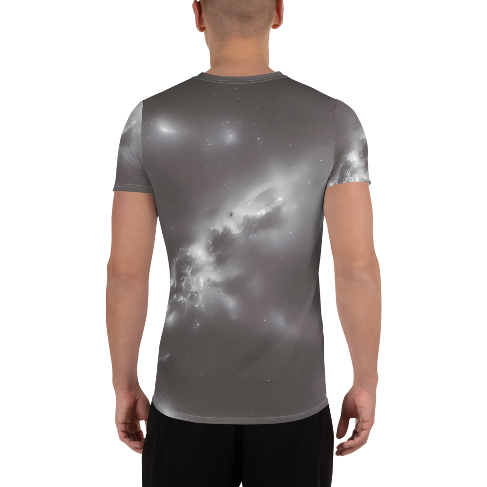 Men's Athletic T-Shirt - Silver Nebula