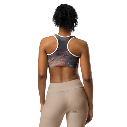 Sports Bra - Chromatic Flux