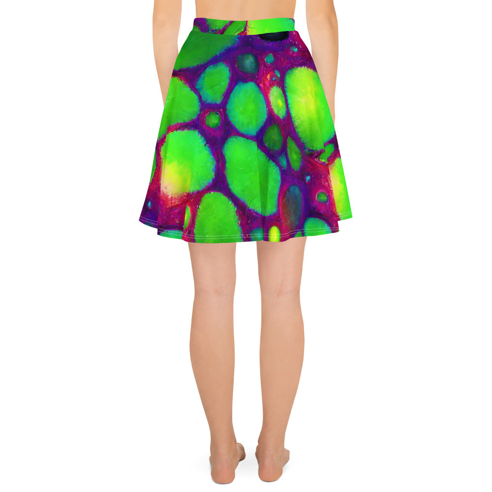 Skater Skirt - Acid Raindrops