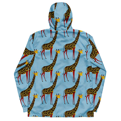 Men's Windbreaker - Giraffe Groove