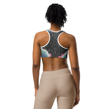 Sports Bra - Lunar Waves