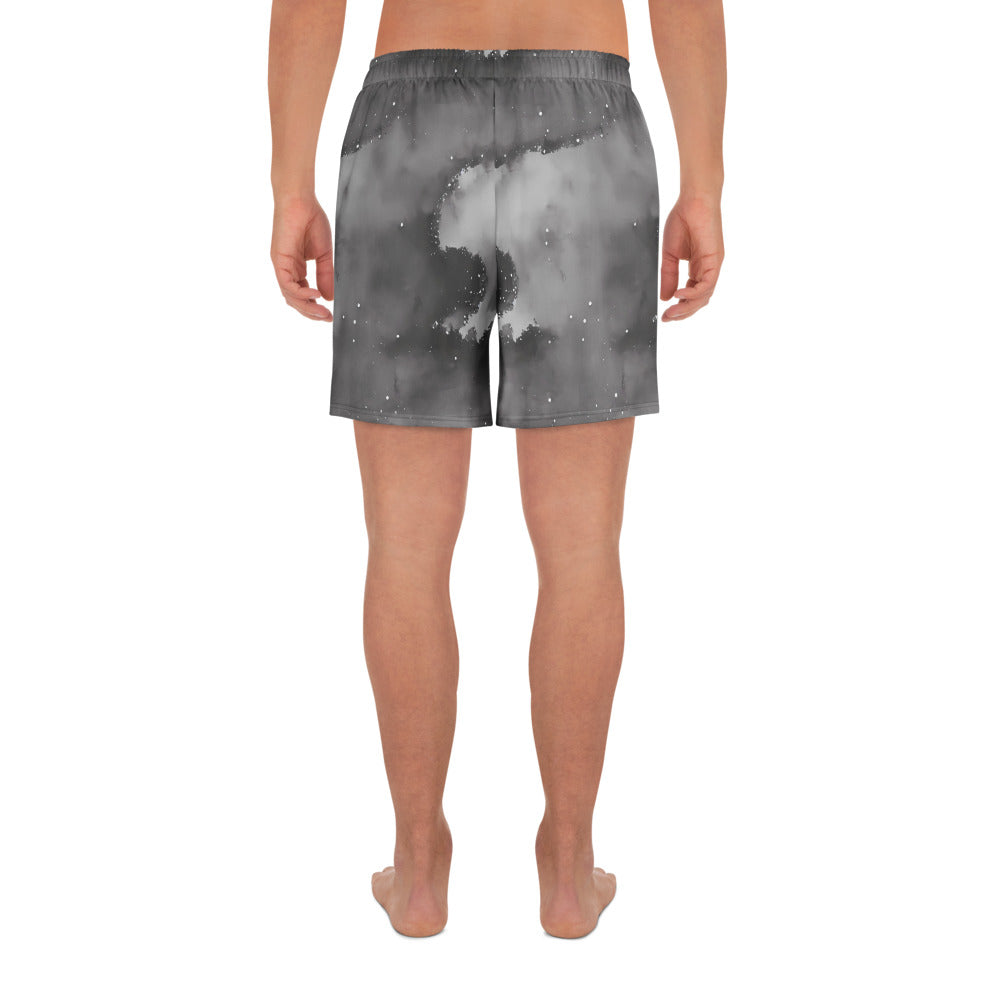 Men's Athletic Shorts - Monochrome Dreams