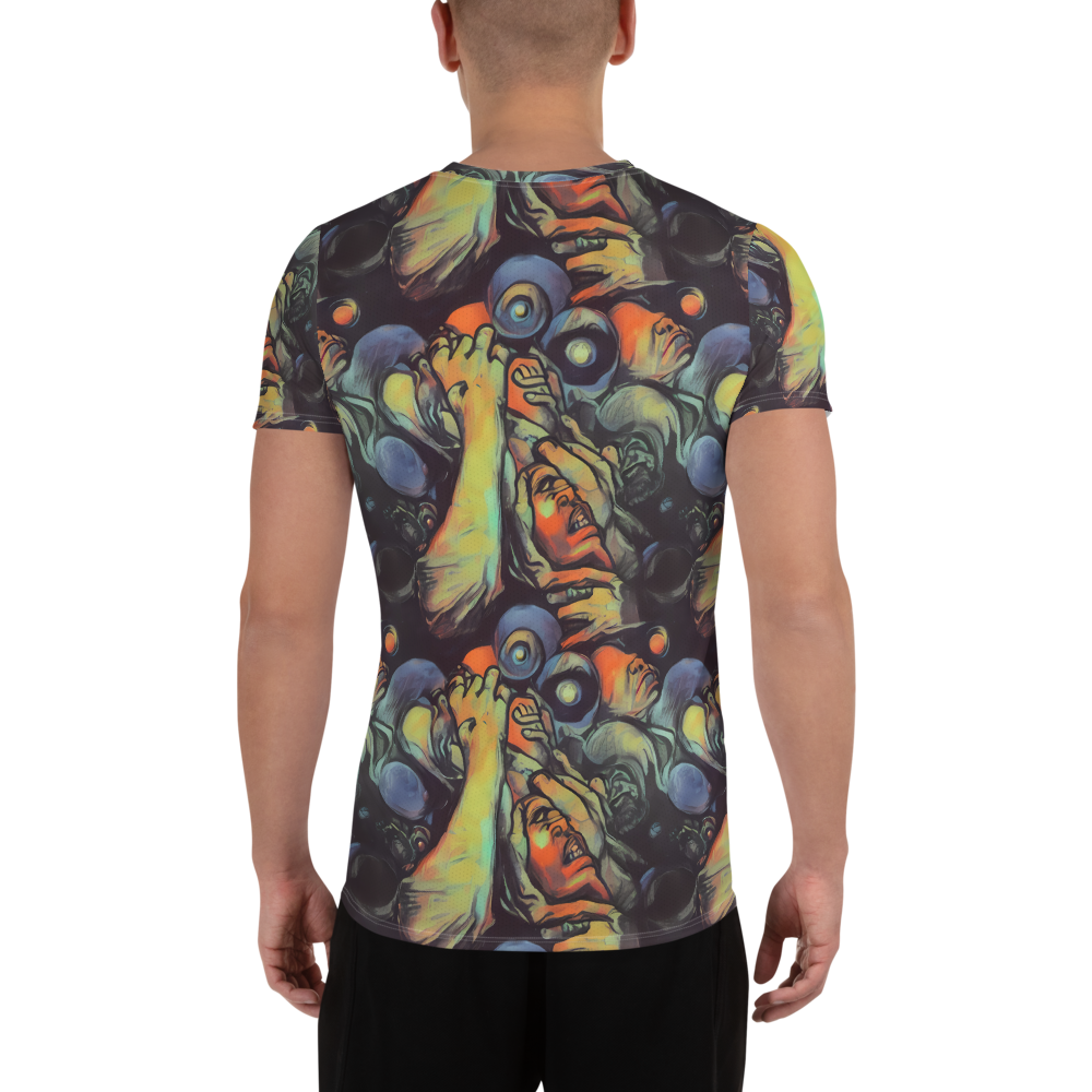 Men's Athletic T-Shirt - Cosmic Scream