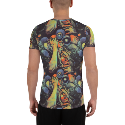 Men's Athletic T-Shirt - Cosmic Scream