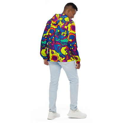 Men's Windbreaker - Colorful Chaos