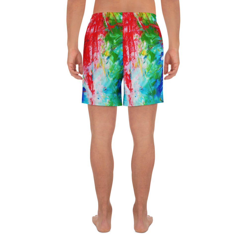 Men's Athletic Shorts - Eclectic Breeze