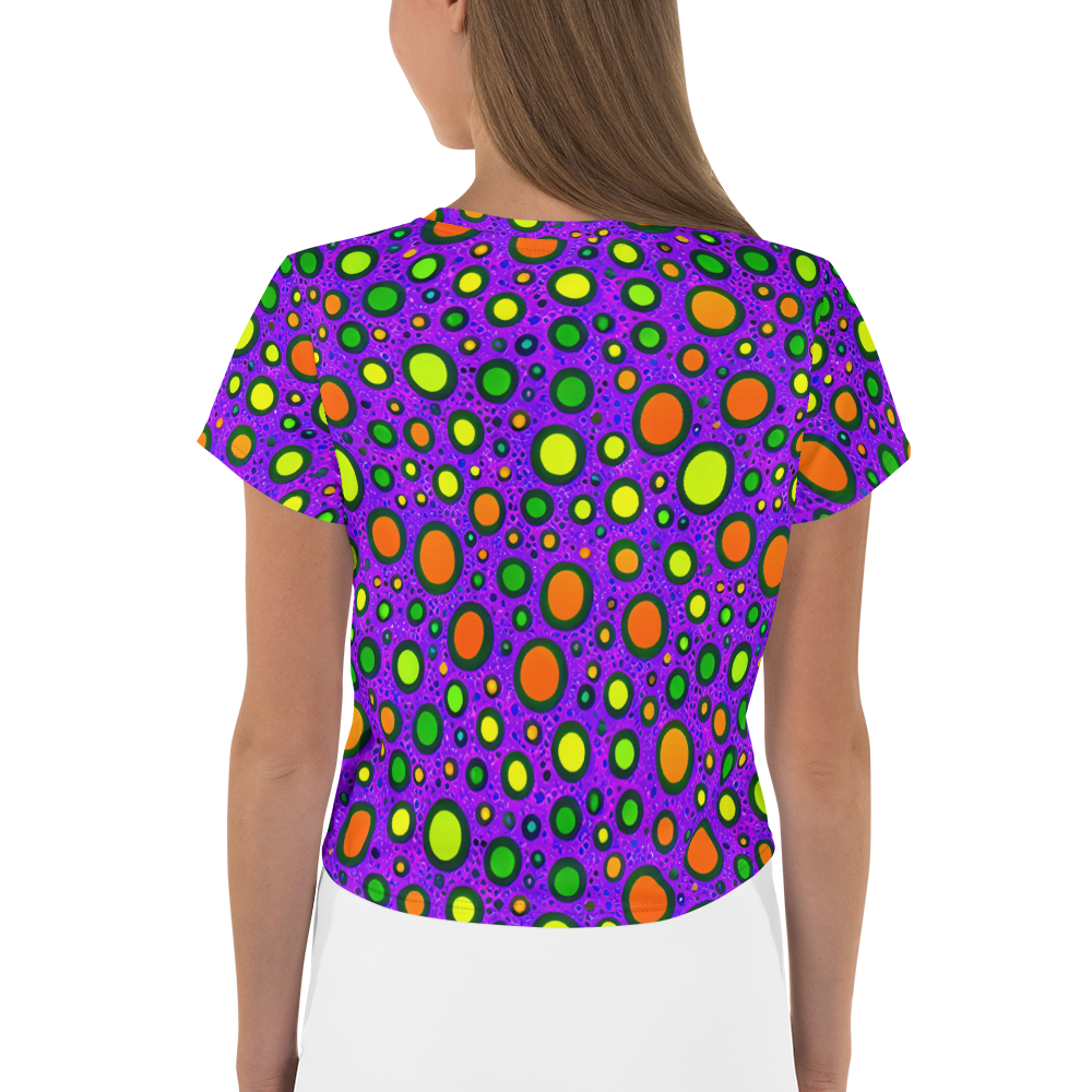 Women's Crop Tee - Luminous Bubbles