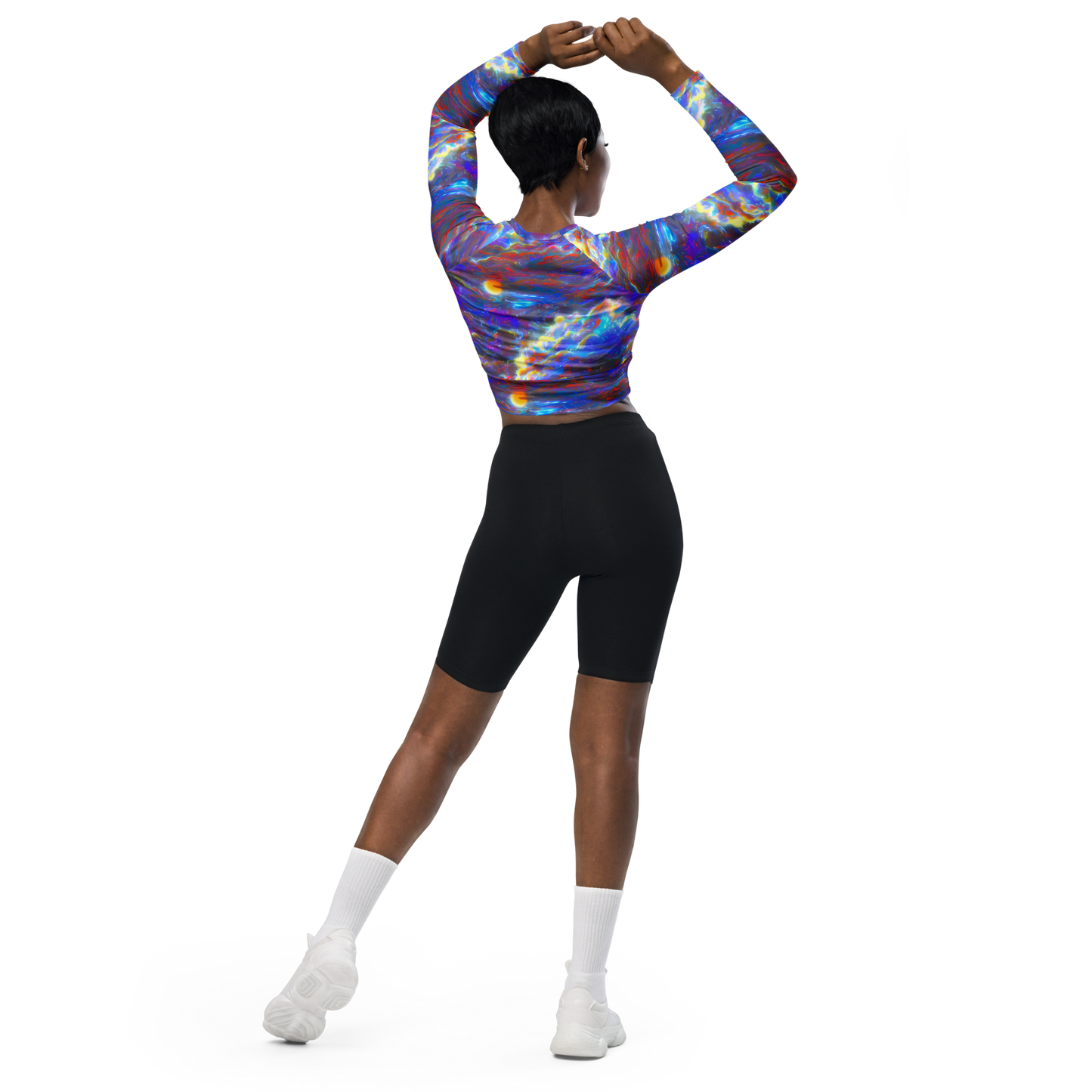 Long Sleeve Crop Top - Orion Ripple