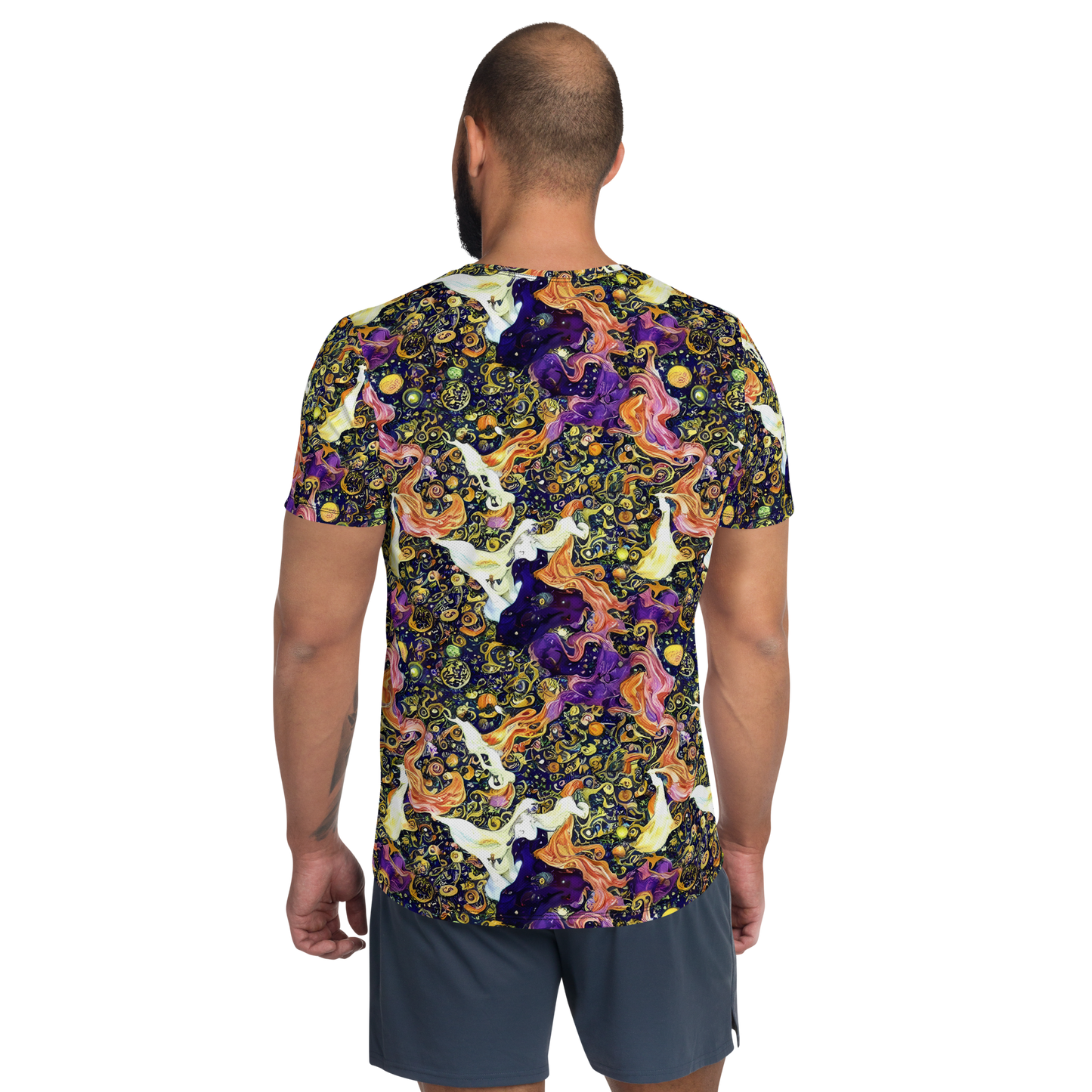 Men's Athletic T-Shirt - Ethereal Waltz