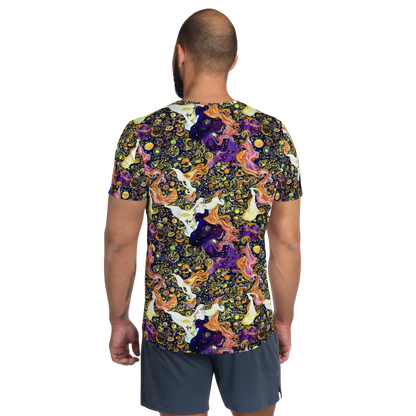 Men's Athletic T-Shirt - Ethereal Waltz