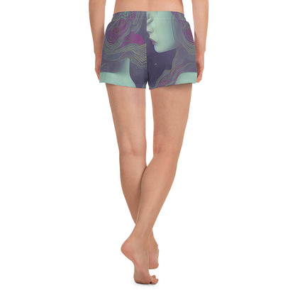 Women’s Athletic Shorts - Ethereal Muse