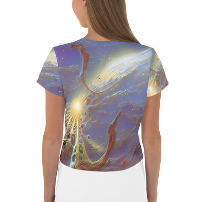 Women's Crop Tee - Stellar Drifters